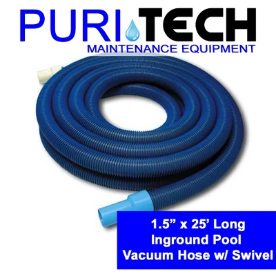Puri Tech 1.5 Inch Diameter X 25 Feet Long Vacuum Hose For In-Ground Swimming Pools With Swivel Cuff Prevents Tangling UV & Chemical Resistant 8 Puri Tech 1.5 Inch Diameter X 25 Feet Long Vacuum Hose For In-Ground Swimming Pools With Swivel Cuff Prevents Tangling UV & Chemical Resistant - Image 6