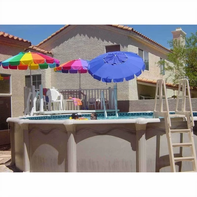 Vinyl Works SLA A Frame Above Ground Pool Ladder Steps With Slide Lock Barrier 5 Vinyl Works SLA A Frame Above Ground Pool Ladder Steps With Slide Lock Barrier - Image 3