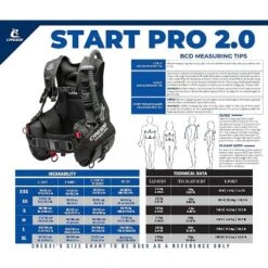 Cressi Start Pro 2.0 Jacket Style Scuba Diving BCD Ideal For Beginners With Quick-Release Weight Integrated Pockets Black/Red -Intex Shop GUEST 093c8614 fbb1 4305 bbac d0c9b9a5551c