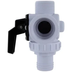 Swimline HydroTools Swimming Pool And Spa Standard Right Outlet 3-Way Valve 1.5" - White