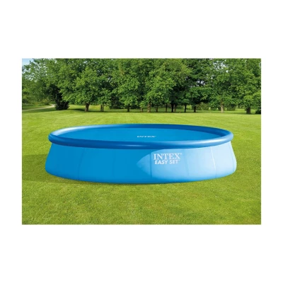 Intex 12-Foot Round Above Ground Swimming Pool Solar Cover Tarp With Drain Holes And Carrying Bag For Easy Set Or Metal Frame Pools, Cover Only, Blue 5 Intex 12-Foot Round Above Ground Swimming Pool Solar Cover Tarp With Drain Holes And Carrying Bag For Easy Set Or Metal Frame Pools, Cover Only, Blue - Image 3