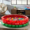 Intex 66-Inch Round Inflatable Outdoor Kids Swimming And Wading Watermelon Pool And Small Plastic Multi-Colored Fun Ballz With Carrying Bag -Intex Shop GUEST 10cb3fb7 d568 4887 a7bf 38cdb47988d5