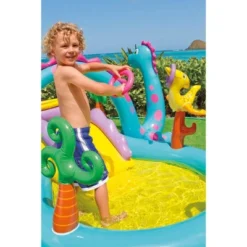 Intex 11ft X 7.5ft X 44in Dinoland Inflatable Kiddie Swimming Pool With Slide, Dino Arch Water Sprayer And Games For Ages 2+ -Intex Shop GUEST 111c656e 631a 43e5 9df9 5de4807c0ce1