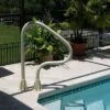 Saftron 26" X 30" Figure 4 Steel 3 Bend Outdoor In-Ground Swimming Pool Return To Deck Entry/Exit Handrail Accessory With Polymer Coating, Beige 1 Saftron 26" X 30" Figure 4 Steel 3 Bend Outdoor In-Ground Swimming Pool Return To Deck Entry/Exit Handrail Accessory With Polymer Coating, Beige -Intex Shop GUEST 11aba87b c08c 418e 88cb 67debba76a35
