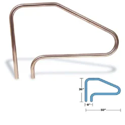 Swim Central 50" Stainless Steel Handrails