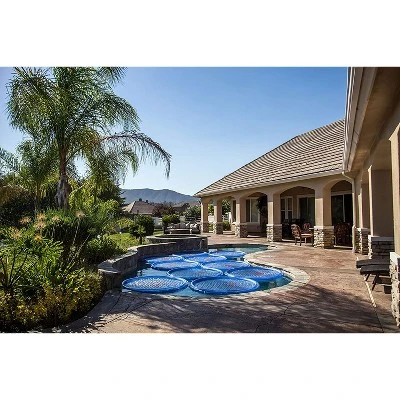 Solar Sun Rings UV Resistant Above Ground Inground Swimming Pool Hot Tub Spa Heating Accessory Circular Heater Solar Cover, SRR, Blue 4 Solar Sun Rings UV Resistant Above Ground Inground Swimming Pool Hot Tub Spa Heating Accessory Circular Heater Solar Cover, SRR, Blue - Image 2