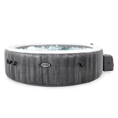 Intex PureSpa Plus 6 Person Portable Inflatable Round Hot Tub Spa With 170 Bubble Jets And Built In Heater Pump 8 Intex PureSpa Plus 6 Person Portable Inflatable Round Hot Tub Spa With 170 Bubble Jets And Built In Heater Pump - Image 6