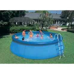 Intex Easy Set Inflatable 18' X 48" Round Above Ground Outdoor Swimming Pool With Filter Pump, Ladder, And Deluxe Maintenance Pool Cleaning Kit -Intex Shop GUEST 182300aa 5759 4b78 a57a f47dbb0eda40