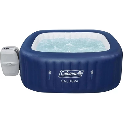 Bestway Coleman Hawaii AirJet 4 To 6 Person Inflatable Hot Tub Square Portable Outdoor Spa With 140 AirJets And Energy Efficient Saving Cover, Blue 5 Bestway Coleman Hawaii AirJet 4 To 6 Person Inflatable Hot Tub Square Portable Outdoor Spa With 140 AirJets And Energy Efficient Saving Cover, Blue - Image 3