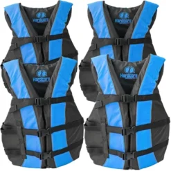 Hardcore Water Sports Hardcore Life Jacket 4 Pack Paddle Vest For Adults; Coast Guard Approved Type III PFD Life Vest Flotation Device; Jet Ski, Wakeb -Intex Shop GUEST 1d498988 6b27 4314 b5a8 63e66e4d3cf0