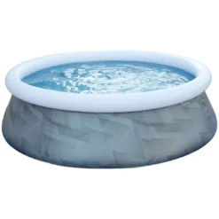 JLeisure Avenli 17808 2 To 3 Person Capacity Prompt Set Above Ground Kids Inflatable Outdoor Backyard Kiddie Swimming Pool, Blue -Intex Shop GUEST 1e6fd6eb a833 4de4 b621 542a014112a6