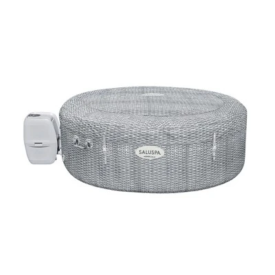 Bestway SaluSpa Honolulu AirJet 4 To 6 Person Inflatable Hot Tub Round Portable Outdoor Spa With 140 AirJets And EnergySense Energy Saving Cover, Grey 6 Bestway SaluSpa Honolulu AirJet 4 To 6 Person Inflatable Hot Tub Round Portable Outdoor Spa With 140 AirJets And EnergySense Energy Saving Cover, Grey - Image 4