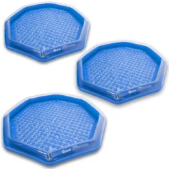 GoFloats Inflatable Solar Pool Heaters For Affordable Pool Heating And Insulation - 3 Pack