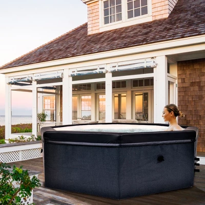 Pool Central Avenli Aegean 6-Person Rigid Foam Wall Portable Hot Tub Spa 4 Pool Central Avenli Aegean 6-Person Rigid Foam Wall Portable Hot Tub Spa - Image 2