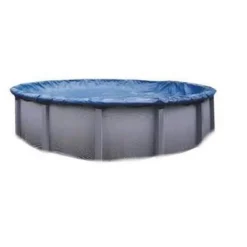 Swimline 15' Deluxe Round Above Ground Swimming Pool Winter Cover W/ Leaf Net