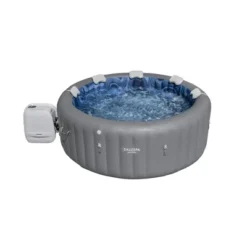 Bestway SaluSpa Santorini HydroJet Pro 5-7 Person Inflatable Hot Tub Round Portable Outdoor Spa W/180 AirJets & EnergySense Energy Saving Cover, Grey 9 Bestway SaluSpa Santorini HydroJet Pro 5-7 Person Inflatable Hot Tub Round Portable Outdoor Spa W/180 AirJets & EnergySense Energy Saving Cover, Grey -Intex Shop GUEST 2498df80 a4e5 4950 a9a3 228fca0c4260