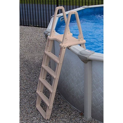 Confer 7100X Evolution A-Frame 48 To 54 Inch Above Ground Swimming Pool Ladder 3 Confer 7100X Evolution A-Frame 48 To 54 Inch Above Ground Swimming Pool Ladder