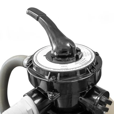 Swimline 71405 HydroTools 14" A/G 0.5 HP Sand Filter Combo Pool Cleaning System Pump For Above Ground Pools With 4 Way Function Valve - White 3 Swimline 71405 HydroTools 14" A/G 0.5 HP Sand Filter Combo Pool Cleaning System Pump For Above Ground Pools With 4 Way Function Valve - White