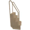 Confer STEP-1VM Stair Ladder Entry System With 4 Steps And 2 Handrails For Flat Bottom Above Ground Swimming Pool, Snap-In Installation, Warm Beige 2 Confer STEP-1VM Stair Ladder Entry System With 4 Steps And 2 Handrails For Flat Bottom Above Ground Swimming Pool, Snap-In Installation, Warm Beige -Intex Shop GUEST 2e08addb a59a 4be0 88d0 f4fee6bbfbaf
