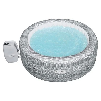 Bestway SaluSpa Honolulu AirJet 4 To 6 Person Inflatable Hot Tub Round Portable Outdoor Spa With 140 AirJets And EnergySense Energy Saving Cover, Grey 5 Bestway SaluSpa Honolulu AirJet 4 To 6 Person Inflatable Hot Tub Round Portable Outdoor Spa With 140 AirJets And EnergySense Energy Saving Cover, Grey - Image 3