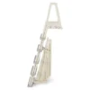 Confer 6000X 46"-56" Heavy Duty Adjustable Above Ground Swimming Pool Ladder With Built-In Safety Features - Beige/Gray -Intex Shop GUEST 305fe81b ddd6 4eab 949d c9f043610f7f