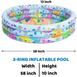 Featured Products 5 SLOOSH - 58'' Unicorn W/ Cloud Inflatable Kiddie Pool