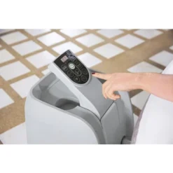 Bestway SaluSpa Cancun AirJet 2 To 4 Person Inflatable Hot Tub Round Portable Outdoor Spa With 120 AirJets And EnergySaver Energy Saving Cover, Grey 9 Bestway SaluSpa Cancun AirJet 2 To 4 Person Inflatable Hot Tub Round Portable Outdoor Spa With 120 AirJets And EnergySaver Energy Saving Cover, Grey -Intex Shop GUEST 3267ea21 1285 4073 b115 82fb3ed9a6b3