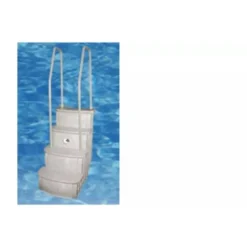 Main Access 200601T 26 Inch Wide IStep Above Ground Swimming Pool Step Ladder No Swim Zone And Flow Through Step Entry System, Taupe -Intex Shop GUEST 32929924 7304 434a b924 e02c10fe1ab2