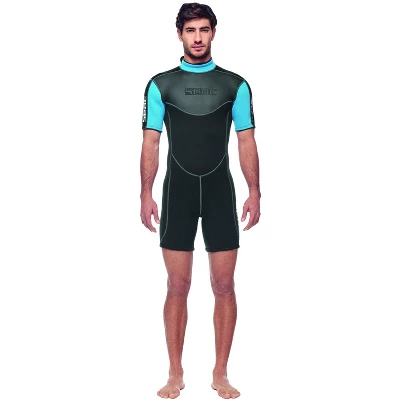 SEAC Sense Shorty 2.5mm High Stretch Neoprene Short Wetsuit Men 4 SEAC Sense Shorty 2.5mm High Stretch Neoprene Short Wetsuit Men - Image 2