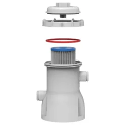 JLeisure Avenli Clean Plus 800 GPH GFCI Above Ground Swimming Pool Filter Cartridge Pump With 32 Mm Hoses For Pools Up To 18 Feet