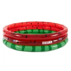 Intex 66-Inch Round Inflatable Outdoor Kids Swimming And Wading Watermelon Pool And Small Plastic Multi-Colored Fun Ballz With Carrying Bag -Intex Shop GUEST 38dab4d1 f497 4bef a387 b01dea2e24ec