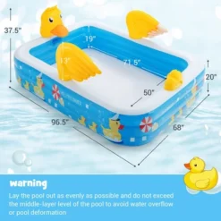 Costway Inflatable Swimming Pool Duck Themed Kiddie Pool W/ Sprinkler For Age 3+ -Intex Shop GUEST 43f899a7 6918 4edf 9ebe c850c1378d10