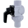 Swimline HydroTools Swimming Pool And Spa Standard Left Outlet 3-Way Valve 1.5" - White/Black -Intex Shop GUEST 46e5c049 9467 42f2 8f8c a1ea1b610a4a