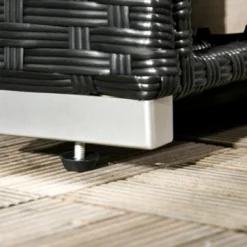 Outsunny Outdoor Deck Box & Shoe Storage, PE Rattan Wicker Towel Rack With Liner For Indoor, Outdoor, Pool, Toys, Garden Tools, Black 11 Outsunny Outdoor Deck Box & Shoe Storage, PE Rattan Wicker Towel Rack With Liner For Indoor, Outdoor, Pool, Toys, Garden Tools, Black -Intex Shop GUEST 474dad75 0a67 44d9 85ad da5ae0c83b0b