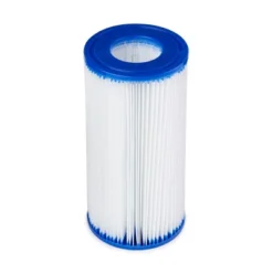 Bestway 58012E Type III/A Outdoor Swimming Pool Filter Pump Replacement 4.2"x8" Cartridge Accessory For 500/800/1500 Gallon Filter Pumps, 3 Pack