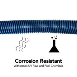Puri Tech 1.25 Inch Diameter X 36 Feet Long Vacuum Hose For Above Ground Swimming Pools With Thick Crown For Wear Protection UV And Chemical Resistant -Intex Shop GUEST 4af919d9 ece4 4074 b9c0 ce048c969ea5
