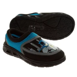 DC Comics Batman Boys Water Shoes -Kids Aqua Socks- Sandals Waterproof Sports Slip-on Superhero Beach Slides Swim Slippers (Toddler/Little Kid) -Intex Shop GUEST 4cd72d1c 087b 4a79 bd93 0eb1d8401013