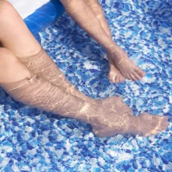 H2OGO! Splash Paradise Outdoor Inflatable Family Swimming Pool With Mosaic Print Floor, Headrests, And Cup Holders, Blue -Intex Shop GUEST 4e170edc bafe 4e1a 813f 14a77724cd0b