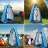 MPM 6FT Pop Up Privacy Tent Instant Shower Tent Portable Outdoor Rain Shelter, Camp Toilet, Dressing Changing Room With Carry Bag Blue 2 MPM 6FT Pop Up Privacy Tent Instant Shower Tent Portable Outdoor Rain Shelter, Camp Toilet, Dressing Changing Room With Carry Bag Blue -Intex Shop GUEST 519a2252 ff0a 432b b44f 5096dd876d2b