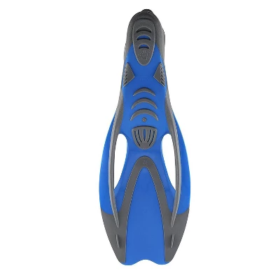 U.S. Divers Proflex II Slip On Vented Blade Snorkeling Diving Swimming Fins, Extra Large (Men's 11.5/Women's 13), Blue And Gray 3 U.S. Divers Proflex II Slip On Vented Blade Snorkeling Diving Swimming Fins, Extra Large (Men's 11.5/Women's 13), Blue And Gray