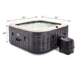 Intex PureSpa Plus 6 Person Portable Inflatable Square Hot Tub Spa With 190 Bubble Jets And Built In Heater Pump -Intex Shop GUEST 5a17a63f 9b8f 4c0e 9304 7fdd61cd6479