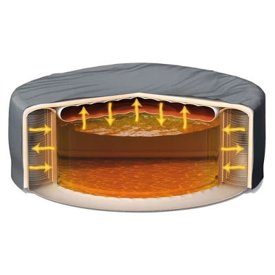 Intex 28429EP PureSpa Plus Portable Inflatable Hot Tub Bubble Jet Spa, 77 X 28 Inches & Attachable Cup Holder And Refreshment Tray, Tan (4 Pack) 6 Intex 28429EP PureSpa Plus Portable Inflatable Hot Tub Bubble Jet Spa, 77 X 28 Inches & Attachable Cup Holder And Refreshment Tray, Tan (4 Pack) - Image 4