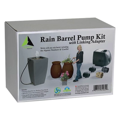 Algreen Rain Water Collection Barrel Drum 500GPH Garden Watering System Pump 4 Algreen Rain Water Collection Barrel Drum 500GPH Garden Watering System Pump - Image 2