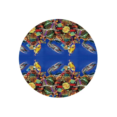 Summer Waves P10008305 8 Foot Wide Transparent Quick Set Inflatable Top Ring Kiddie Swimming Pool With Deep Sea Ocean Life Graphics And 3D Goggles 3 Summer Waves P10008305 8 Foot Wide Transparent Quick Set Inflatable Top Ring Kiddie Swimming Pool With Deep Sea Ocean Life Graphics And 3D Goggles