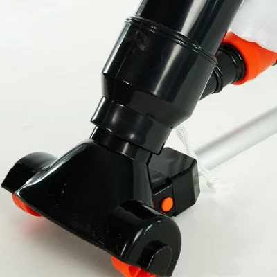 Pool Central Jet-Vac Kit With Aluminum Pole And Replaceable Net 5pc 10" - Black/White 3 Pool Central Jet-Vac Kit With Aluminum Pole And Replaceable Net 5pc 10" - Black/White