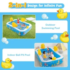 Costway Inflatable Swimming Pool Duck Themed Kiddie Pool W/ Sprinkler For Age 3+ -Intex Shop GUEST 6cf33f4b d129 491a b334 5187cc8bb940