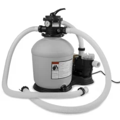 XtremepowerUS Swimming Pool 16" Sand Filter 3,100GPH 3/4HP Pool Pump With Timer 15,000 GAL