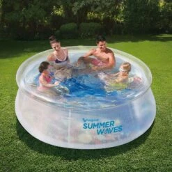 Summer Waves P10008305 8 Foot Wide Transparent Quick Set Inflatable Top Ring Kiddie Swimming Pool With Deep Sea Ocean Life Graphics And 3D Goggles 7 Summer Waves P10008305 8 Foot Wide Transparent Quick Set Inflatable Top Ring Kiddie Swimming Pool With Deep Sea Ocean Life Graphics And 3D Goggles -Intex Shop GUEST 6e474ec8 492c 4b49 baa8 68b34253ee5c