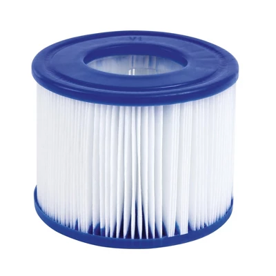 Bestway Hawaii SaluSpa 6 Person Inflatable Square Outdoor Hot Tub With 114 Soothing AirJets, Filter Cartridges, Pump, And Insulated Cover, Blue 7 Bestway Hawaii SaluSpa 6 Person Inflatable Square Outdoor Hot Tub With 114 Soothing AirJets, Filter Cartridges, Pump, And Insulated Cover, Blue - Image 5