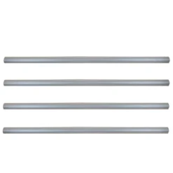 Pool Central Aluminum Tubes For In-Ground Pool Cover Reel System 3'' X 16' - Gray
